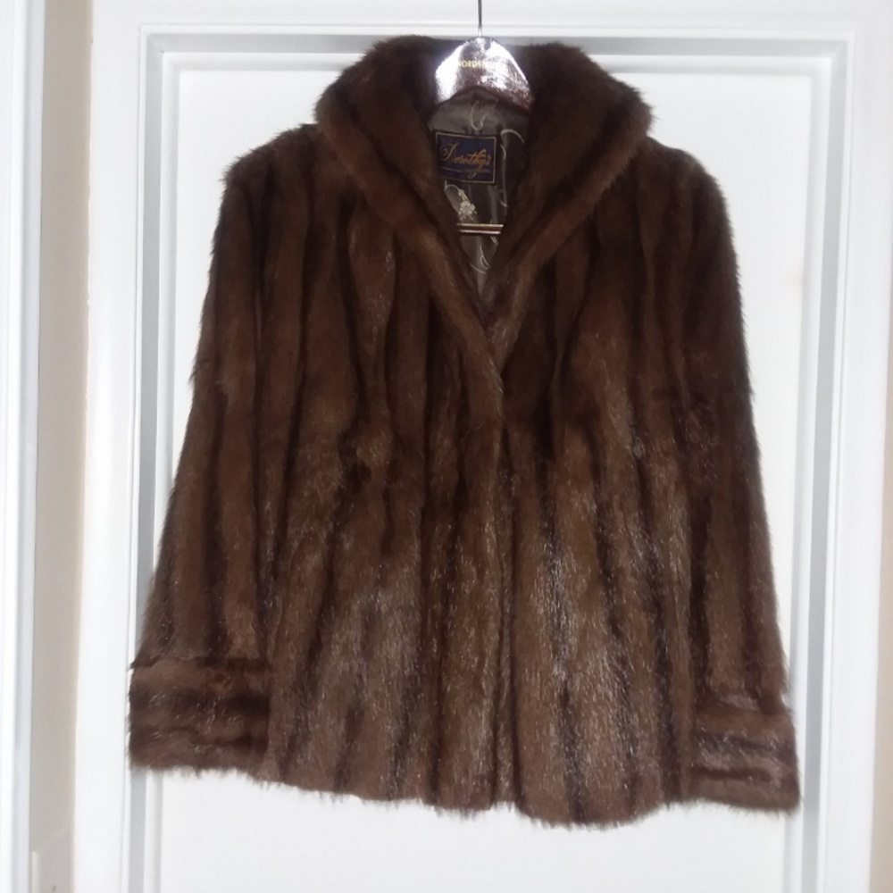 Mink Jacket/Swing Jacket/Genuine/VGC